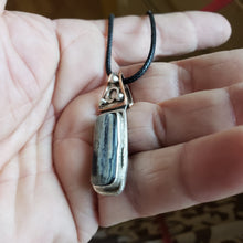 Load image into Gallery viewer, Fossil Mammoth Tooth set in Sterling Silver Necklace
