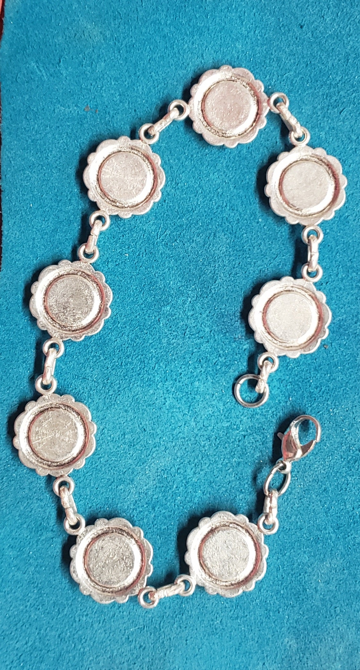 The ivory in this bracelet is Fossil Mammoth Ivory found in Alaska. It is currently at 9" in length but could be shortened to 7 or 8" in length.&nbsp;  Bracelet 150$  Earrings 45$ to match.