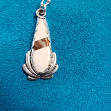 Load image into Gallery viewer, Sterling silver Fossil Mammoth Ivory &amp; Tooth Necklace
