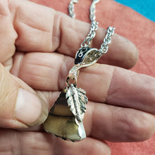 Load image into Gallery viewer, Fossil Mammoth Ivory Sterling Silver Necklace
