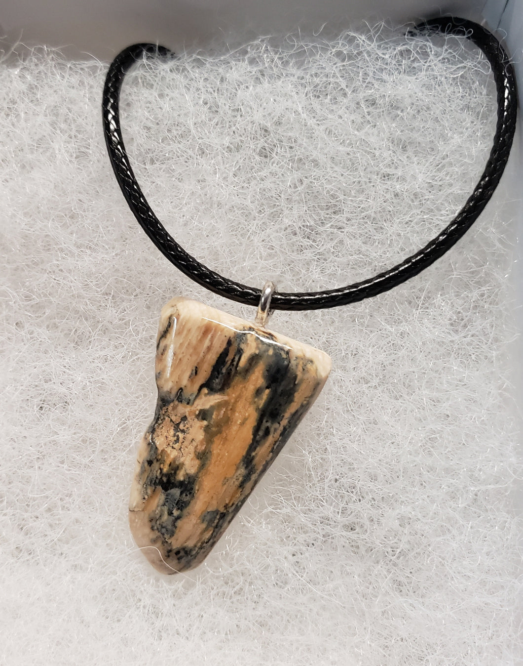 Bering Sea Beach Fossil Mammoth Ivory Necklace