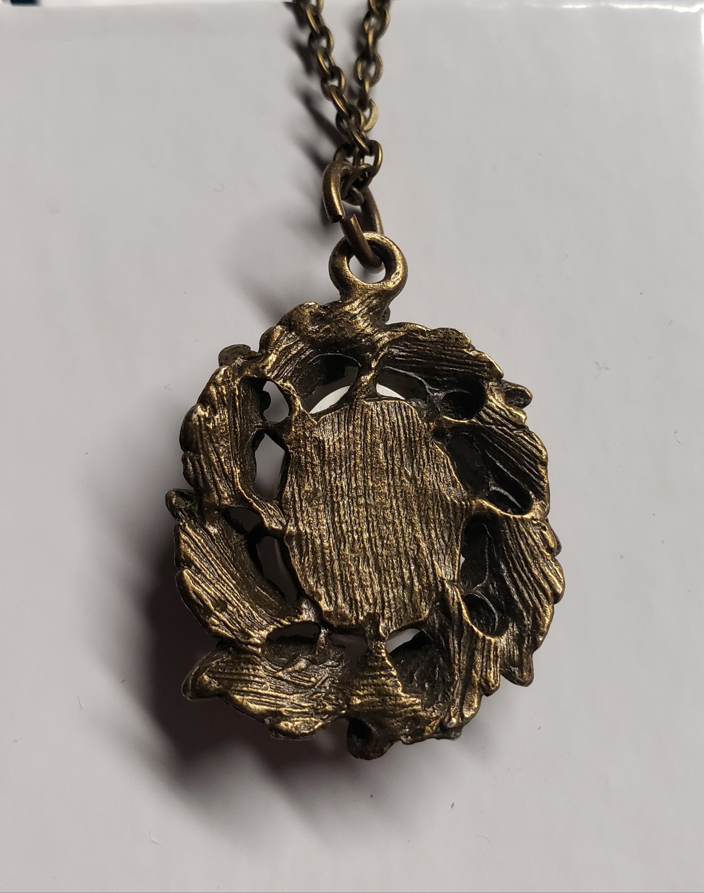 Bronze Fossil Mammoth Ivory Necklace