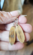 Load image into Gallery viewer, Tear Drop Mammoth Ivory Earrings
