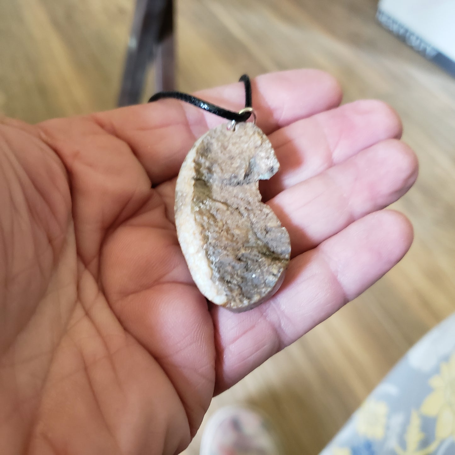 Large Fossil Walrus Ivory Necklace