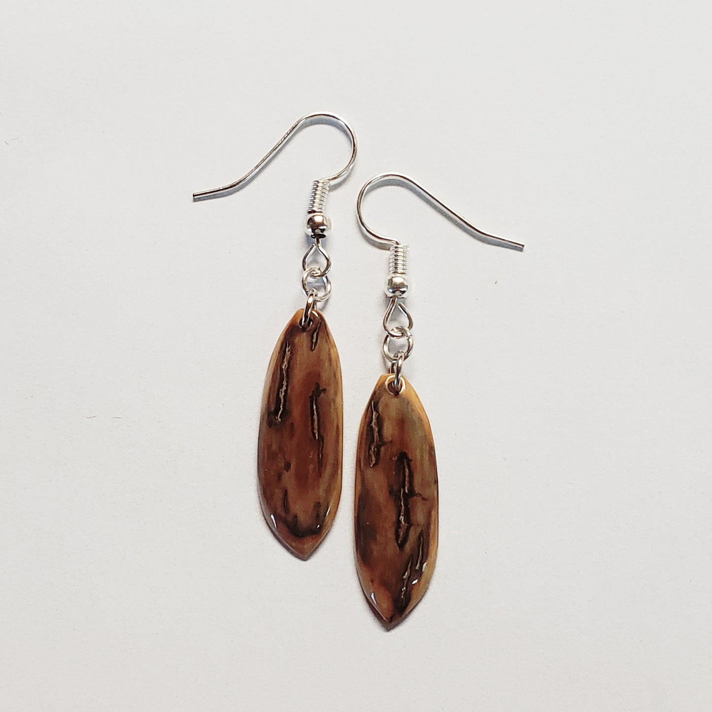 Tear Drop Mammoth Ivory Earrings