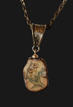 Load image into Gallery viewer, Fossil Walrus Ivory Scrimshawed Necklace
