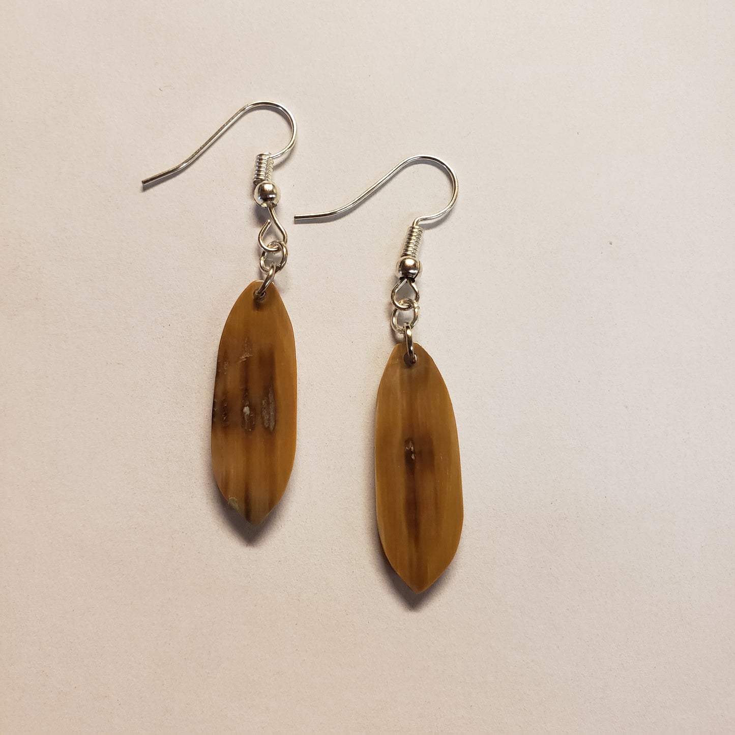 Tear Drop Mammoth Ivory Earrings